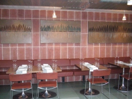 'Hanging Leaves triptych'